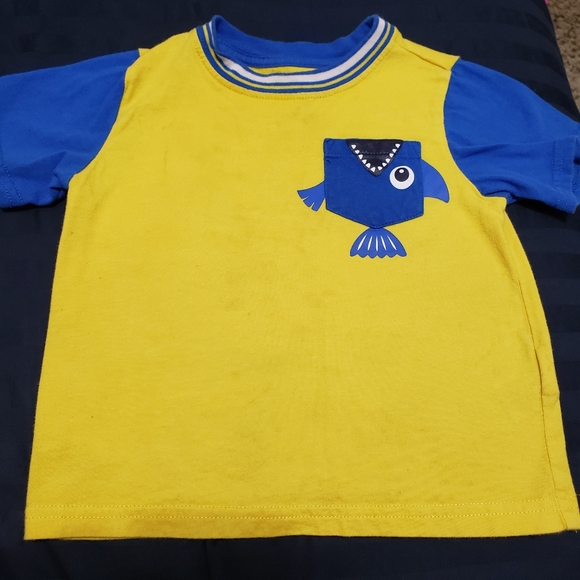 💕 Healthtex Short Sleeves Yellow Tee Size 2T - Picture 6 of 12